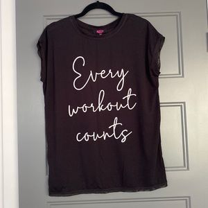 Black Size Small Workout T shirt